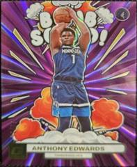 Anthony Edwards [Purple] #6 Basketball Cards 2023 Panini Donruss Bomb Squad Prices