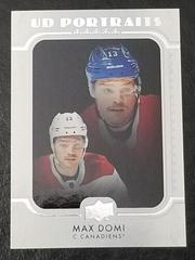Max Domi [Portraits] #P-40 Hockey Cards 2019 Upper Deck Portraits Prices