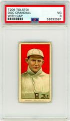 Doc Crandall [With Cap] #NNO Baseball Cards 1909 T206 Tolstoi Prices