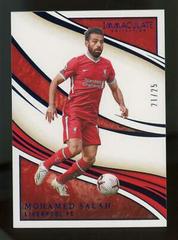 Mohamed Salah #11 Soccer Cards 2020 Panini Immaculate Collection Prices