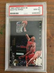 Scottie Pippen #1 Basketball Cards 1993 Upper Deck SE Prices