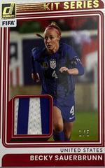 Becky Sauerbrunn [Gold] Soccer Cards 2022 Panini Donruss Kit Series Prices