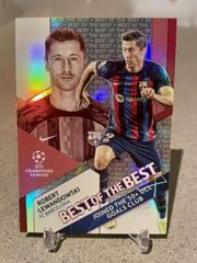 Robert Lewandowski #BB-9 Soccer Cards 2022 Topps UEFA Club Competitions Best of the Best Prices