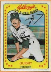 Ron Guidry Baseball Cards 1981 Kellogg's Prices