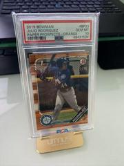 Julio Rodriguez [Orange] #BP-33 Baseball Cards 2019 Bowman Prospects Prices