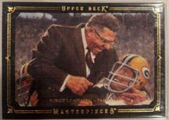 Vince Lombardi [Framed Black] #86 Football Cards 2008 Upper Deck Masterpieces Prices