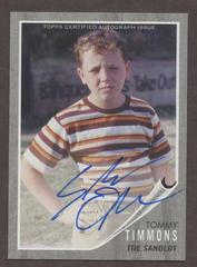 Tommy Timmons [Autograph Silver] Baseball Cards 2018 Topps Archives the Sandlot Prices