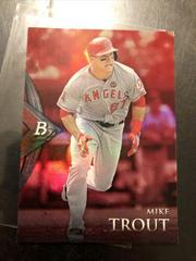 Mike Trout [Ruby] Baseball Cards 2014 Bowman Platinum Prices