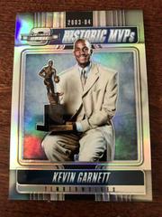 Kevin Garnett Basketball Cards 2018 Panini Contenders Optic Historic Mvps Prices
