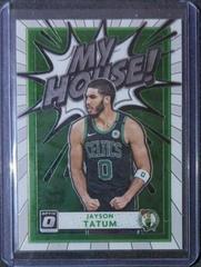 Jayson Tatum [Green] Basketball Cards 2020 Panini Donruss Optic My House Prices