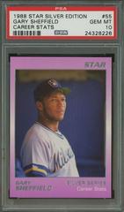 Gary Sheffield [Career Stats] Baseball Cards 1988 Star Silver Edition Prices