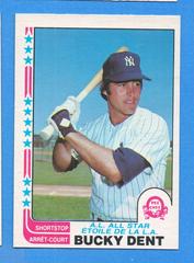 Bucky Dent #298 Baseball Cards 1982 O Pee Chee Prices