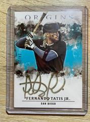 Fernando Tatis Jr. [Gold Ink] #OASI-FTJ Baseball Cards 2021 Panini Chronicles Origins Autographs Prices