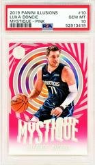 Luka Doncic [Pink] #10 Basketball Cards 2019 Panini Illusions Mystique Prices