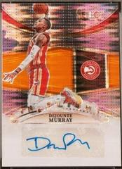 Dejounte Murray [Neon Orange Pulsar] #IFS-DJM Basketball Cards 2022 Panini Select In Flight Signatures Prices