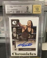 Undertaker [Gold] Wrestling Cards 2022 Panini Chronicles WWE Signatures Prices