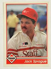 Jack Sprague #48 Racing Cards 1992 Traks NASCAR Prices