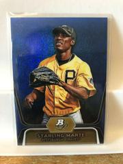 Starling Marte [Blue Refractor] Baseball Cards 2012 Bowman Platinum Prospects Prices