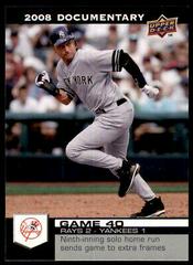 Derek Jeter #790 Baseball Cards 2008 Upper Deck Documentary Prices