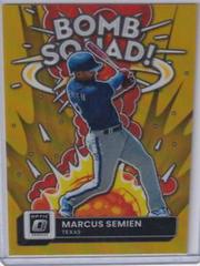 Marcus Semien [Gold] #BS-4 Baseball Cards 2022 Panini Donruss Optic Bomb Squad Prices