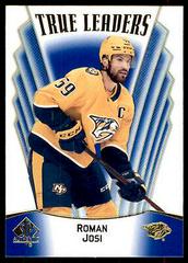 Roman Josi [Blue] Hockey Cards 2021 SP Authentic True Leaders Prices