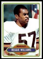 Reggie Williams #187 Football Cards 1980 Topps Prices