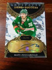 Mats Zuccarello #SOS-MZ Hockey Cards 2023 Upper Deck Artifacts Signs of Success Prices
