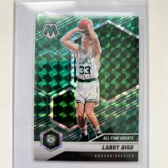 Larry Bird [Green Fluorescent] Basketball Cards 2020 Panini Mosaic Prices