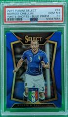 Giorgio Chiellini [Blue Shorts Blue Prizm] Soccer Cards 2015 Panini Select Prices