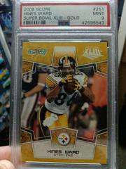 Hines Ward [Super Bowl XLIII Gold] Football Cards 2008 Panini Score Prices