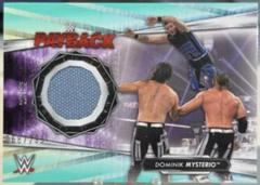 Dominik Mysterio [Aqua] Wrestling Cards 2021 Topps WWE Mat Relics Prices