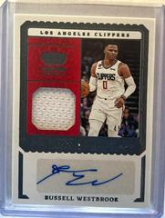 Russell Westbrook #15 Basketball Cards 2023 Panini Crown Royale Kings Court Jersey Auto Prices