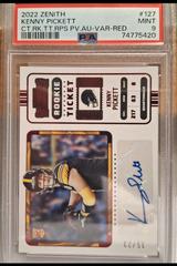 Kenny Pickett [Red] #127 Football Cards 2022 Panini Zenith Contenders Rookie Ticket Autographs Prices