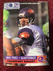Mike Perez #10 Football Cards 1991 Pro Set Wlaf Inserts Prices
