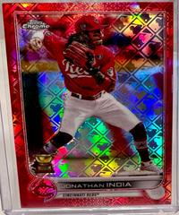 Jonathan India [Red] #102 Baseball Cards 2022 Topps Chrome Logofractor Prices