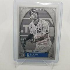 Gary Sanchez [Black & White] #220 Baseball Cards 2021 Topps Gypsy Queen Prices