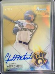 Garrett Mitchell [Gold Refractor] #BSPA-GM Baseball Cards 2021 Bowman Sterling Prospect Autographs Prices