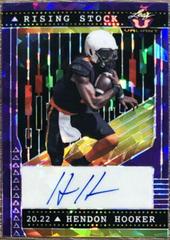 Hendon Hooker [Crystal Purple] #RS-HH1 Football Cards 2022 Leaf Valiant Autographs Rising Stock Prices