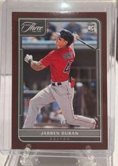 Jarren Duran [Bases Loaded] #104 Baseball Cards 2022 Panini Three and Two Prices