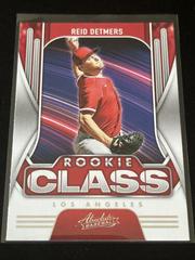 Reid Detmers #RC-10 Baseball Cards 2022 Panini Absolute Rookie Class Prices