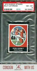 Billy Lothridge Football Cards 1972 Sunoco Stamps Prices