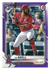 Jo Adell [Purple] #10 Baseball Cards 2021 Bowman Prices