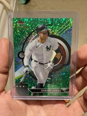 Aaron Judge [Green Speckle] Baseball Cards 2023 Topps Finest Prices