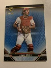 Johnny Bench [Sapphire] #5 Baseball Cards 2021 Topps Triple Threads Prices