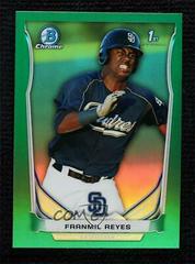 Franmil Reyes [Green Refractor] Baseball Cards 2014 Bowman Chrome Prospects Prices