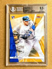 Aaron Judge [5x7 Gold] #2 Baseball Cards 2017 Topps Finest Prices