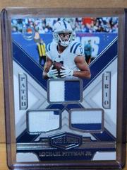 Michael Pittman Jr. #PT-MPJ Football Cards 2023 Panini Plates and Patches Patch Trio Prices