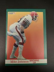 Mike Johnson Football Cards 1991 Fleer Prices