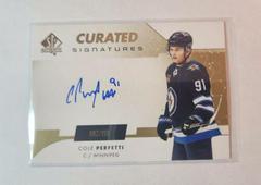Cole Perfetti Hockey Cards 2022 SP Authentic Curated Signatures Prices