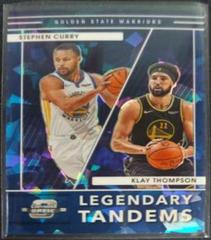 Klay Thompson, Stephen Curry [Blue Ice] Basketball Cards 2021 Panini Contenders Optic Legendary Tandems Prices